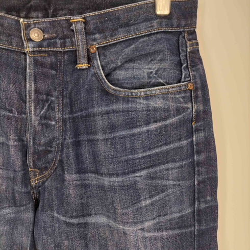 ポロバイラルフローレン Polo by RALPH LAUREN STRAIGHT 650 RL刺繍 5ポケット ボタンフライ デニム パンツ 脇割 メンズ 32 X 32