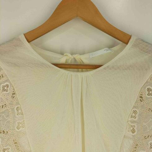 ザラ ZARA 刺繍入りトップス レディース import:M