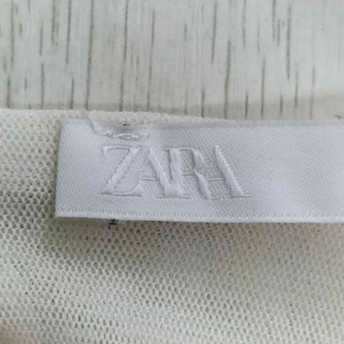 ザラ ZARA 刺繍入りトップス レディース import:M