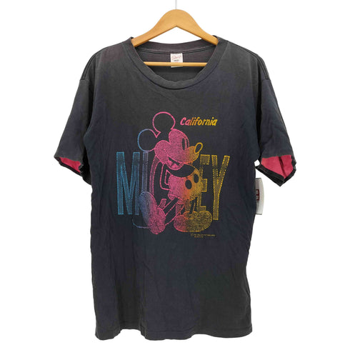 SHERRY'S BEST 80-90S USA製 US キャラクター プリント S/S Tシャツ 裾 シングル メンズ import:L