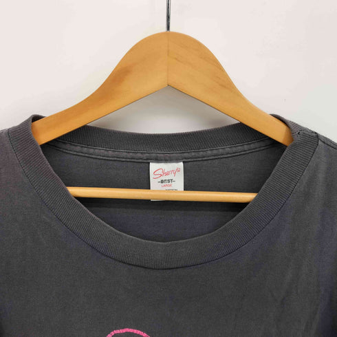 SHERRY'S BEST 80-90S USA製 US キャラクター プリント S/S Tシャツ 裾 シングル メンズ import:L