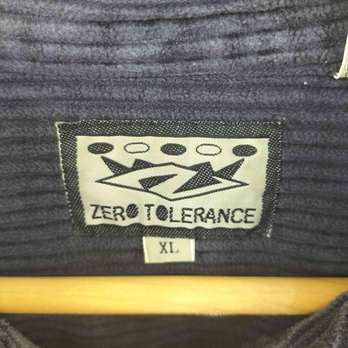 ZERO TOLERANCE 90S コーデュロイ ジップアップ シャツ メンズ XL