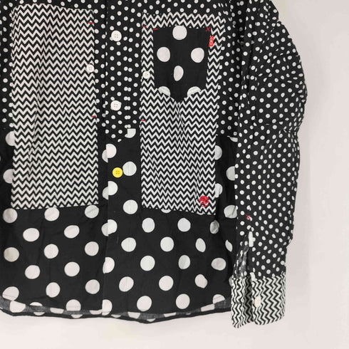 KAWATANI SHIRT ドット柄 ボタンダウンシャツ メンズ import:M