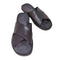 BRADOR ブラドール イタリア製 WALK SANDAL NERO クロス レザー サンダル メンズ EUR:42