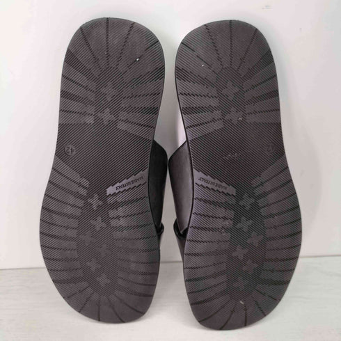 BRADOR ブラドール イタリア製 WALK SANDAL NERO クロス レザー サンダル メンズ EUR:42