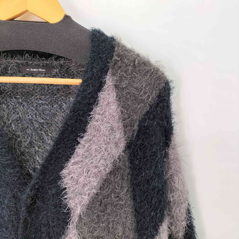 N NUMBER 【RE: Number (N)ine】FEATHERY YARN ARGYLE JACQYARD KNIT CARDIGAN メンズ JPN:3