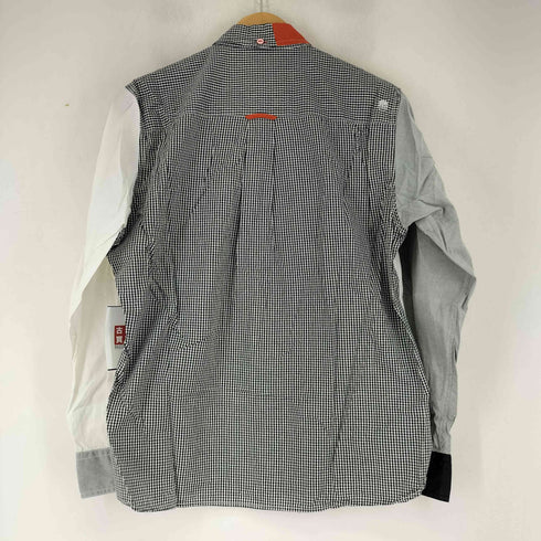 KAWATANI SHIRT パッチワーク ボタンダウンシャツ メンズ import:M