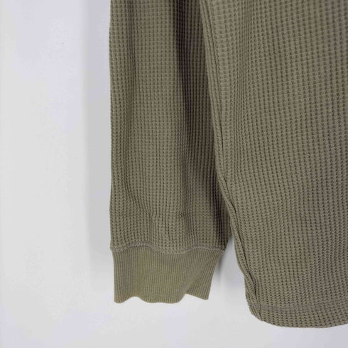 musinsa standard ワッフルリラックスクルーネック長袖Tシャツ メンズ import:L