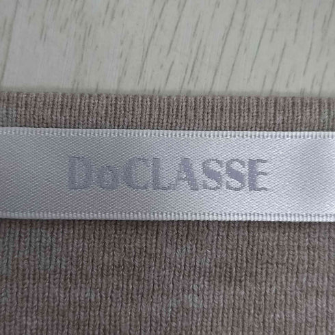 ドゥクラッセ DoCLASSE 総針編み カフスデザインプルオーバー レディース JPN:L