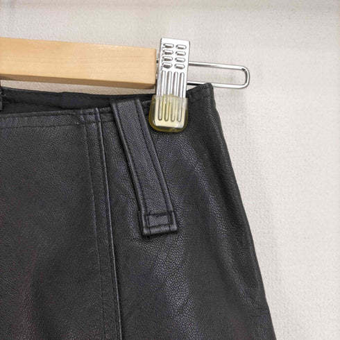 リアルレザーミニスカート レディース 42