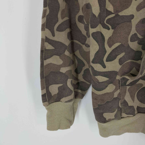 シグナル SIGNAL 90s USA製 カモ柄 ジップアップパーカー メンズ import:XL