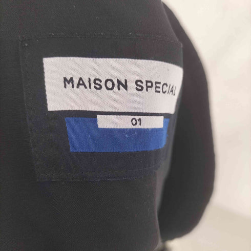 メゾンスペシャル MAISON SPECIAL Sweat Jacquard Easy Wide Pants メンズ 1