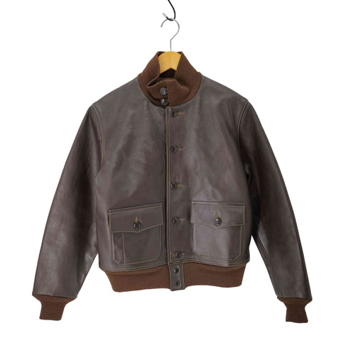 バズリクソンズ BUZZ RICKSONS Type A-1 DRAWING No. AN-6501 / ORDER No. 31-800P ホースハイド(馬革) メンズ US:38