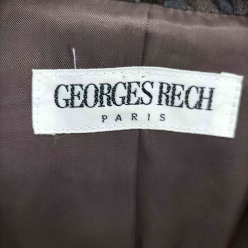 ジョルジュレッシュ GEORGES RECH ジャガード調ロングコート レディース