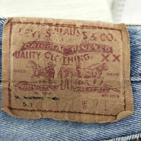 リーバイス Levis 90s ユーロリーバイス 295刻印 501 スモールE ボタンフライデニムパンツ メンズ 30/34