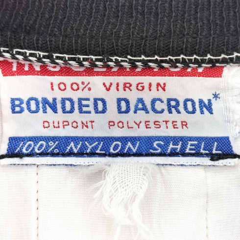 BONDED DACRON 50-60s EMARジップ 比翼 キルティングジャケット メンズ