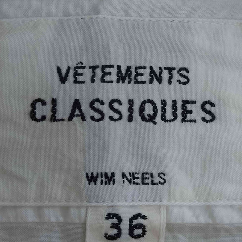 ヴェトモン VETEMENTS ベルギー製 CLASSIQUES ボウタイブラウス レディース 18