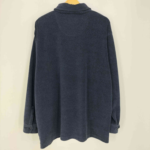 セントジョンズベイ STJOHNS BAY 90-00s パイル地 ロングスリーブ ポロシャツ メンズ import:L