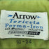 アロー ARROW Tericota Perma-Iron 70s 襟芯 レギュラーカラーシャツ メンズ 16-34