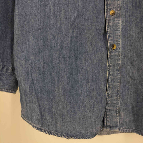ランズエンド LANDS END ボタンダウンデニムシャツ メンズ import:S