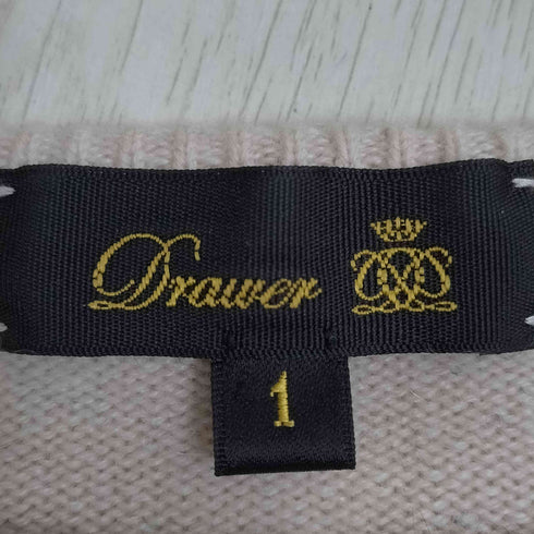 ドゥロワー Drawer ナバルボーダー カシミヤボートネックニット レディース JPN:1