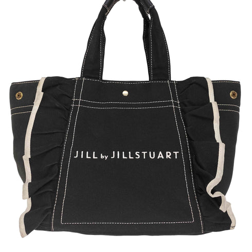 ジルバイジルスチュアート JILL by JILLSTUART ロゴ刺繍 フリルトートバッグ レディース