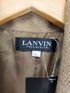 ランバンコレクション LANVIN COLLECTION ナイロン混 パイピング ウールトレンチコート レディース L