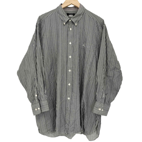 バーバリーロンドン BURBERRY LONDON ホース刺繍 ストライプ L/S シャツ メンズ