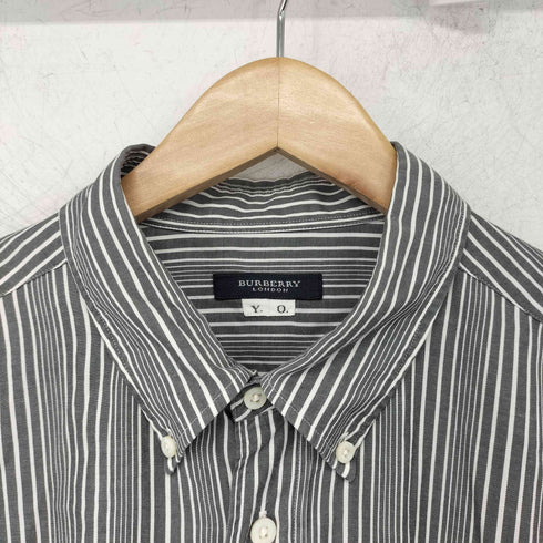バーバリーロンドン BURBERRY LONDON ホース刺繍 ストライプ L/S シャツ メンズ