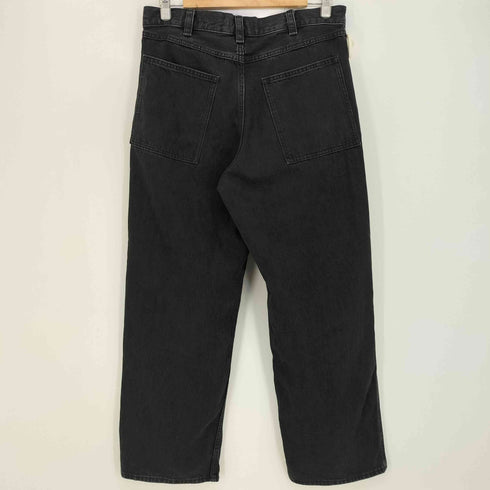 ユニクロユー UNIQLO U 24aw ワイドフィットカラージーンズ ブラック メンズ 31