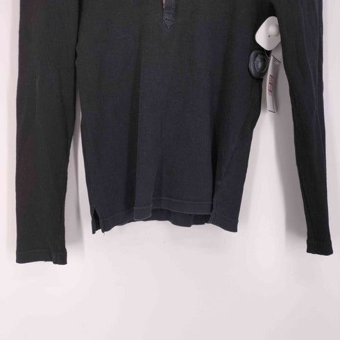 バーバリーブラックレーベル BURBERRY BLACK LABEL ホース刺繍 ノバチェック ヘンリーネックカットソー メンズ 2