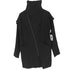 ザラマン ZARA MAN アシンメトリージップ ハイネック ハーフコート Y2K メンズ import:M