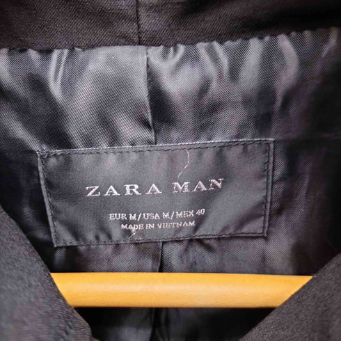 ザラマン ZARA MAN アシンメトリージップ ハイネック ハーフコート Y2K メンズ import:M