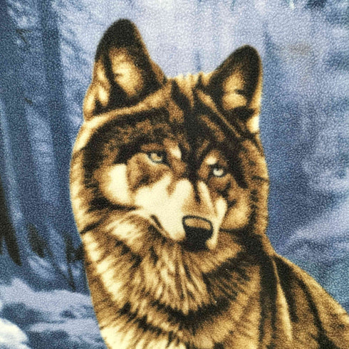 TRAIL CREST アニマル フリース フルパターン メンズ L