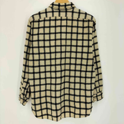 ペンドルトン PENDLETON 70s USA製 ウィンドウペンチェック ウール 長袖シャツ メンズ import:L