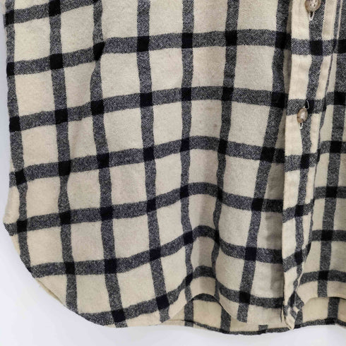 ペンドルトン PENDLETON 70s USA製 ウィンドウペンチェック ウール 長袖シャツ メンズ import:L