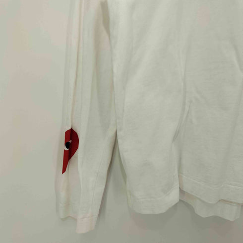 プレイコムデギャルソン PLAY COMME des GARCONS AD2018 3 Heart Long Sleeve 長袖 カットソー レディース JPN:L