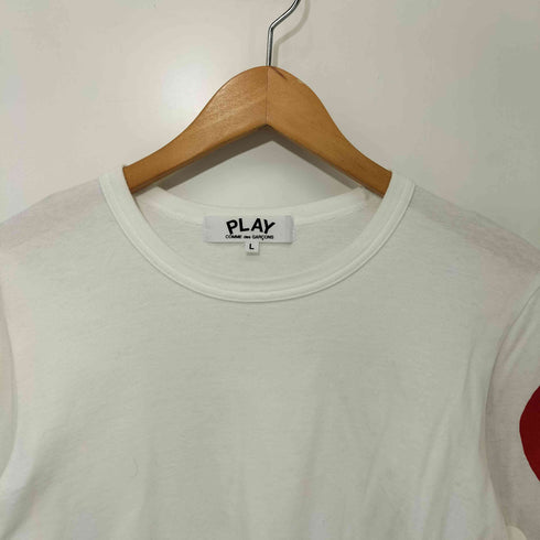 プレイコムデギャルソン PLAY COMME des GARCONS AD2018 3 Heart Long Sleeve 長袖 カットソー レディース JPN:L