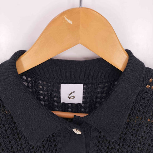 ロクビューティーアンドユースユナイテッドアローズ 6 BEAUTY & YOUTH UNITED ARROWS MESH SHIRT KNIT メッシュ シャツ ニット レディース FREE