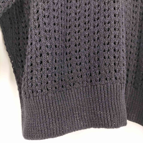 ロクビューティーアンドユースユナイテッドアローズ 6 BEAUTY & YOUTH UNITED ARROWS MESH SHIRT KNIT メッシュ シャツ ニット レディース FREE
