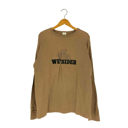 ロクビューティーアンドユースユナイテッドアローズ 6 BEAUTY & YOUTH UNITED ARROWS LOGO PRINT LONG SLEEVE T-SHIRT レディース FREE