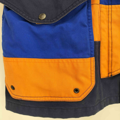 ポロバイラルフローレン Polo by RALPH LAUREN Patchwork Canvas Jacket マルチカラー 襟コーデュロイ ファイヤーマンジャケット メンズ import:L