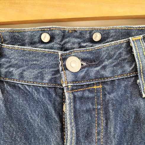 リーバイス Levis 別注 501 ロデオ ジーンズ ボタンフライ サスペンダー ボタン デニム パンツ メンズ US:30-31