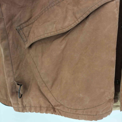 Lewis Creek オイルド 比翼 ダブルジップ フーデット ブルゾン 裾ドローコード メンズ import:L