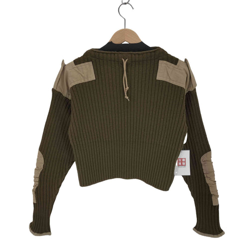 フミカウチダ FUMIKA UCHIDA Military bomber Knit ミリタリーボンバーニット レディース JPN:38