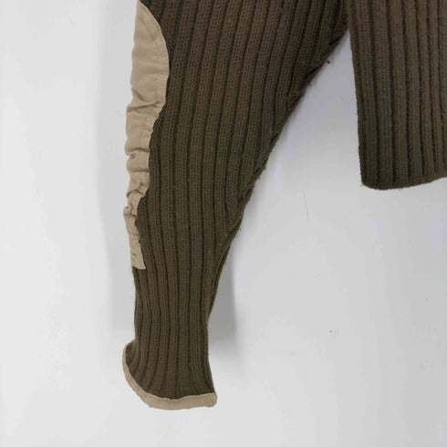 フミカウチダ FUMIKA UCHIDA Military bomber Knit ミリタリーボンバーニット レディース JPN:38