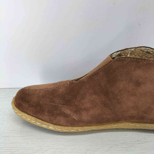 セダークレスト CEDAR CREST スエード チャッカブーツ スリッポン 裏地ボア メンズ L