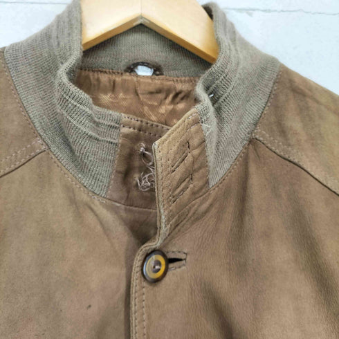 VECCHIO PONTE MADE IN ITALY genuine leather レザードライビングブルゾン メンズ 50