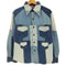 JEA AMID SY 70s パッチワーク デニムシャツジャケット メンズ import:M