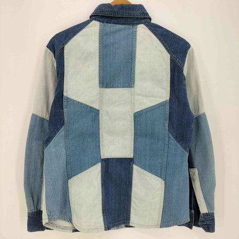 JEA AMID SY 70s パッチワーク デニムシャツジャケット メンズ import:M